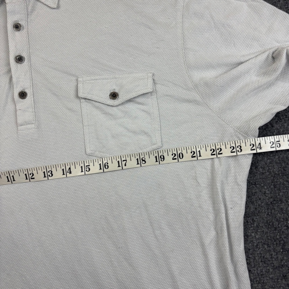 KUHL Men’s Icelandr Polo Shirt Short Sleeve White size: XL - Picture 6 of 6